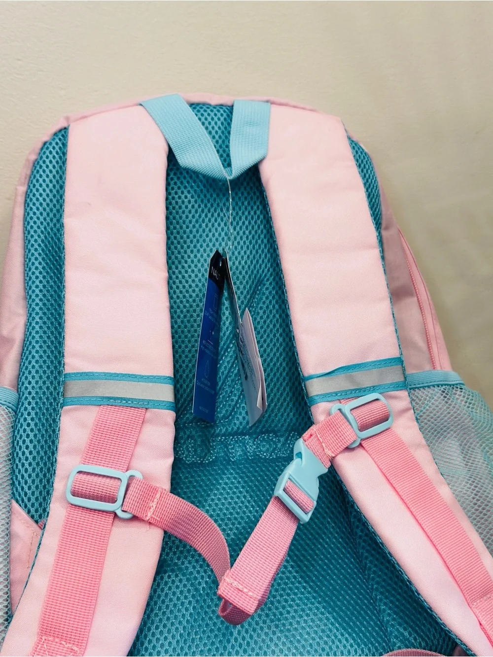 Nautica Kids Pink Mermaid Graphic Backpack with Teal Accents